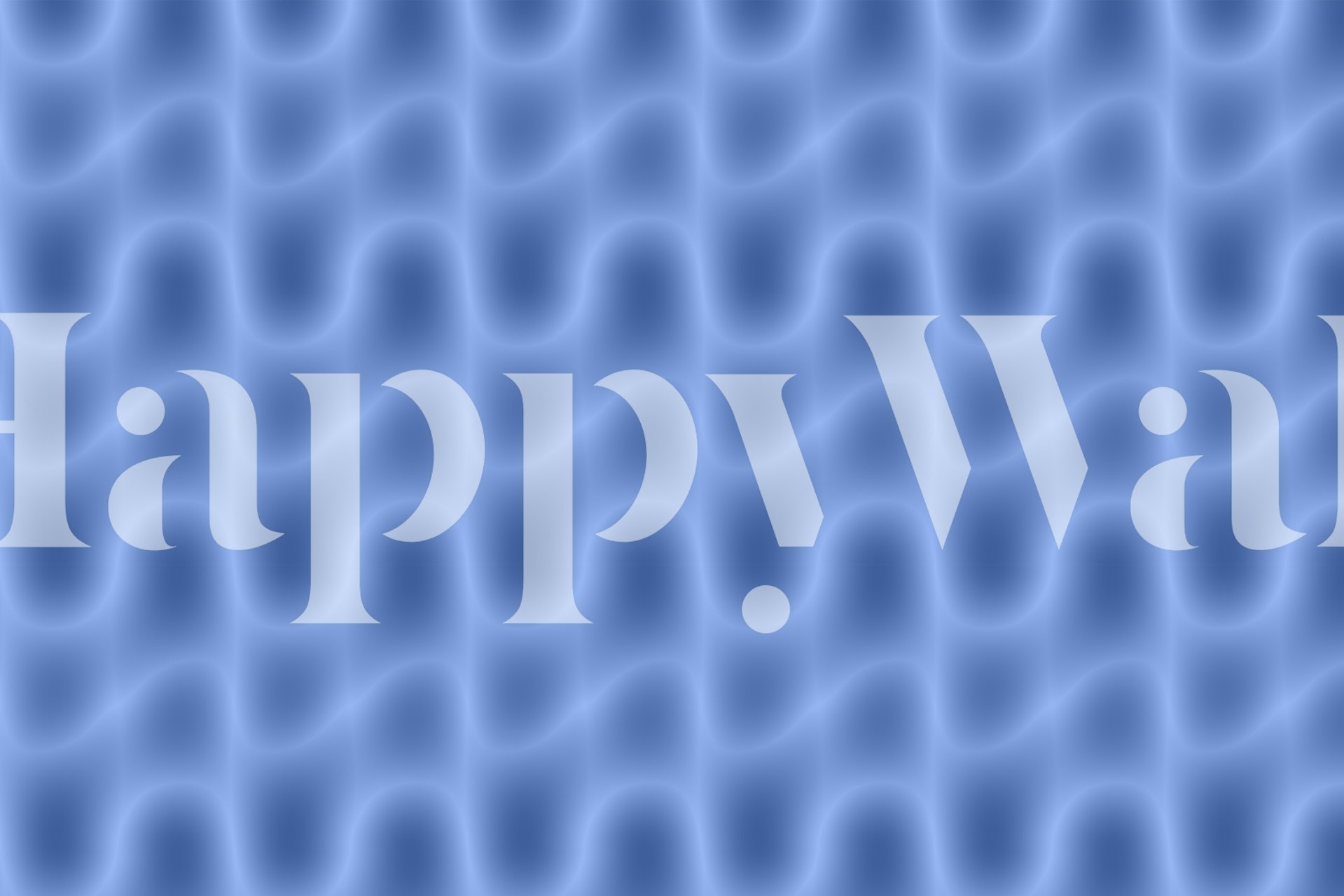 Ταπετσαρία Waves Sea Blue σε διαρρύθμιση δωματίου