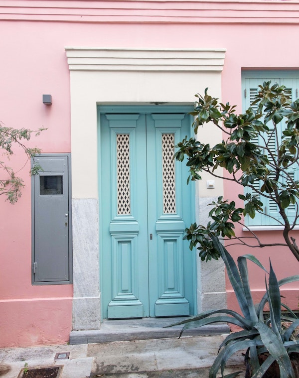 Pink House in Athens 1