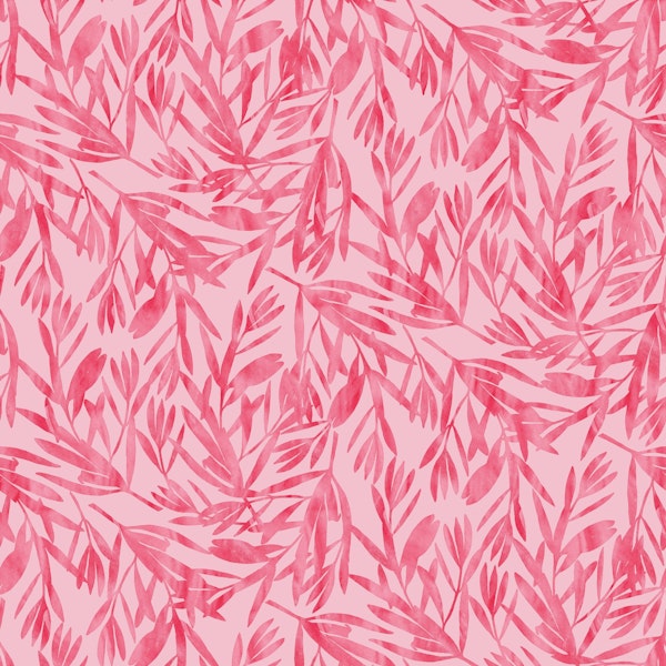 Abstract Pink Leaves