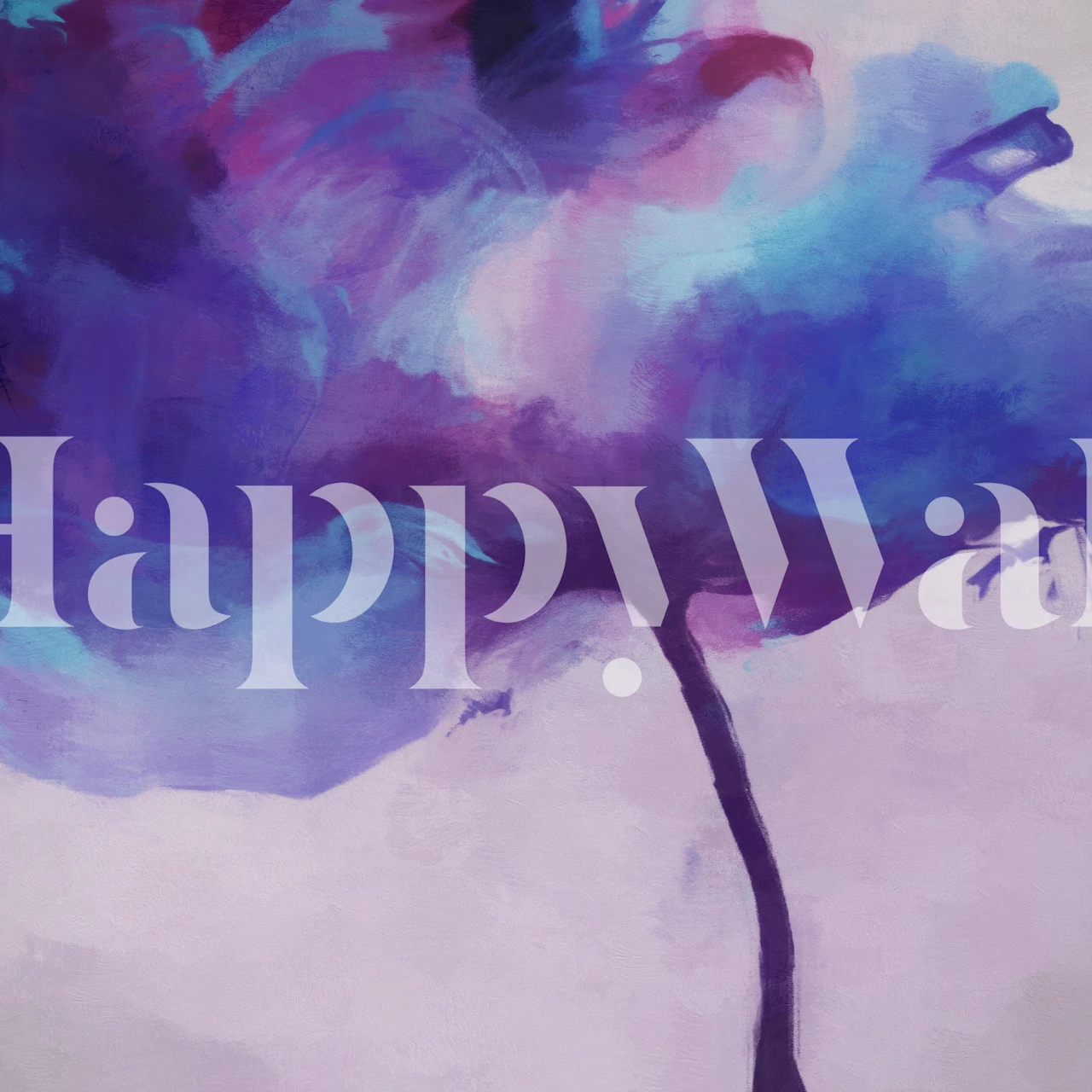 Purple Tulip tapeta u sobi