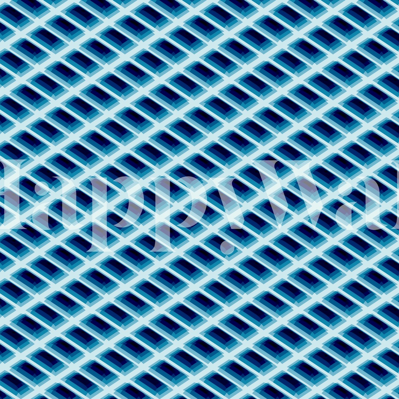 Papier peint Jewels Saphire Blue dans une pièce