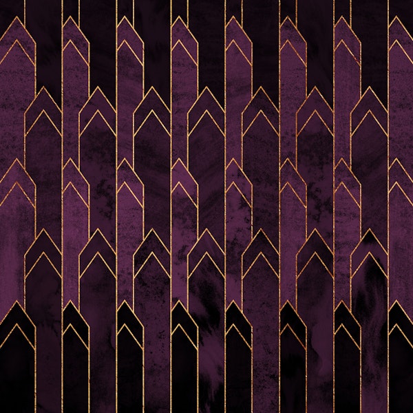 Pretty Purple Plum Geometry