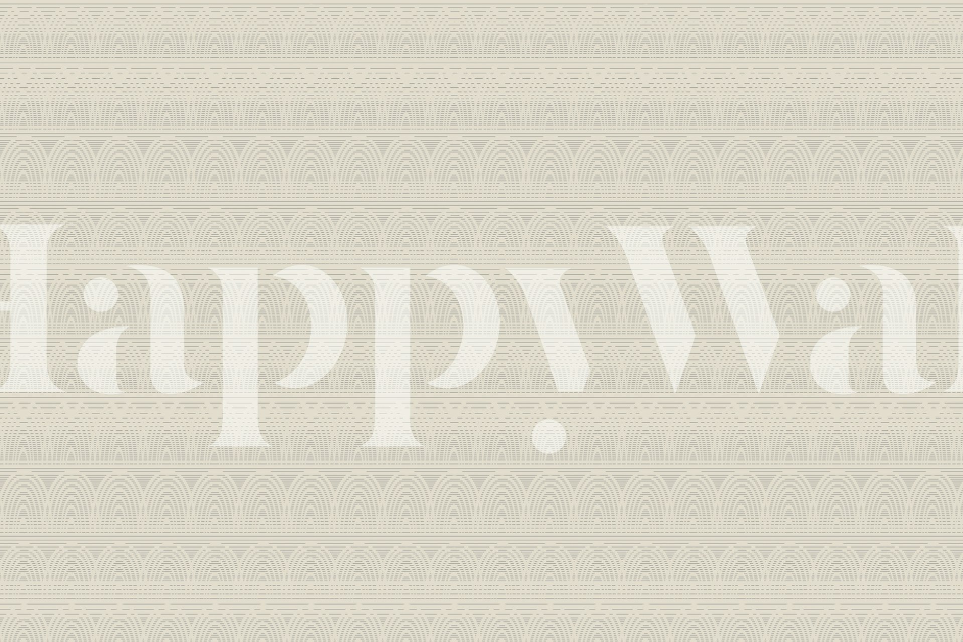 Moiree Pattern Ornament White tapeta v místnosti