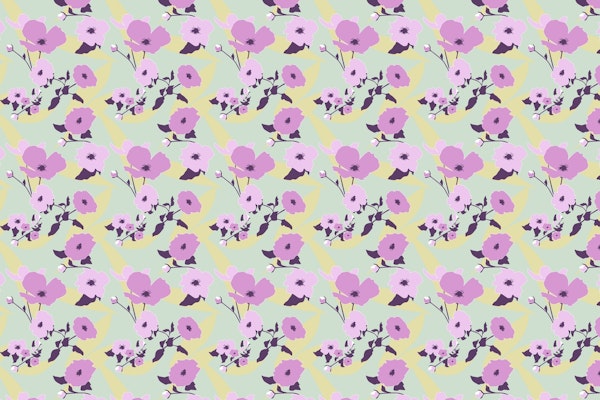 Modern Flowers pink nectar