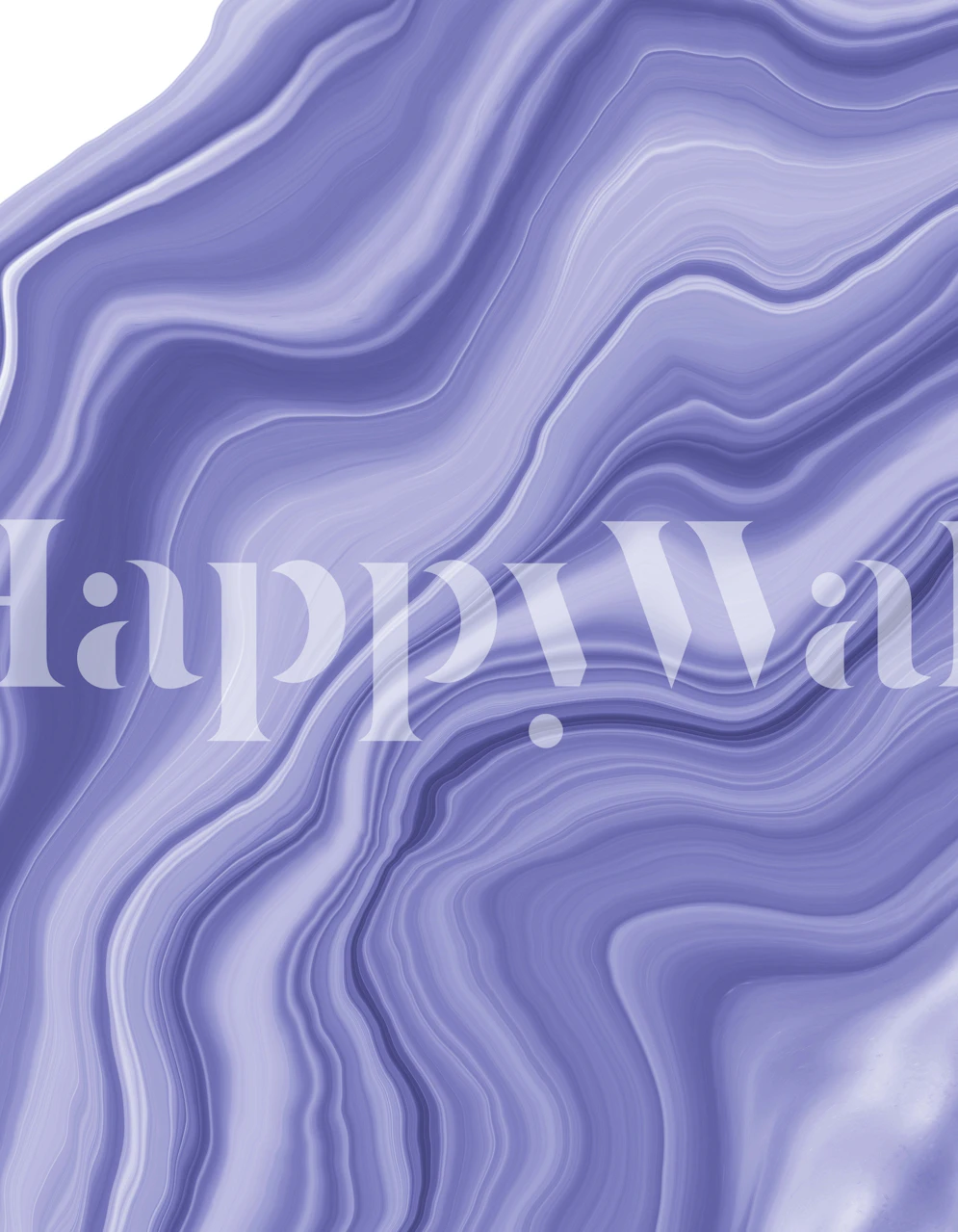 Liquid Very Peri Agate Dream tapet i et rum