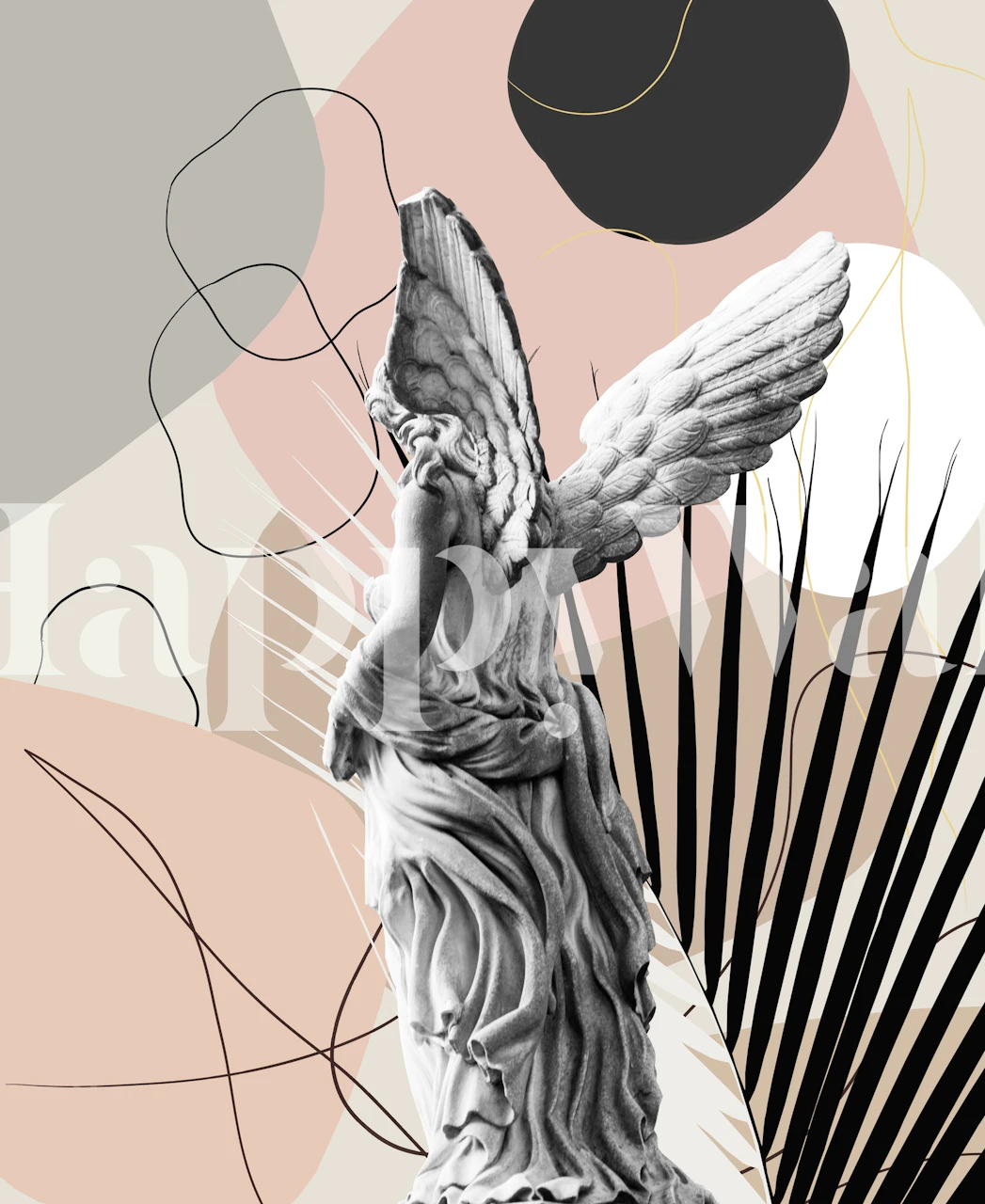 Marble Angel Finesse 1 wallpaper in a room