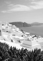 Santorini Oia Bliss BW1 wallpaper