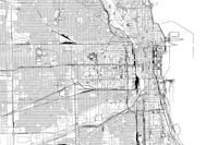 Chicago Map wallpaper