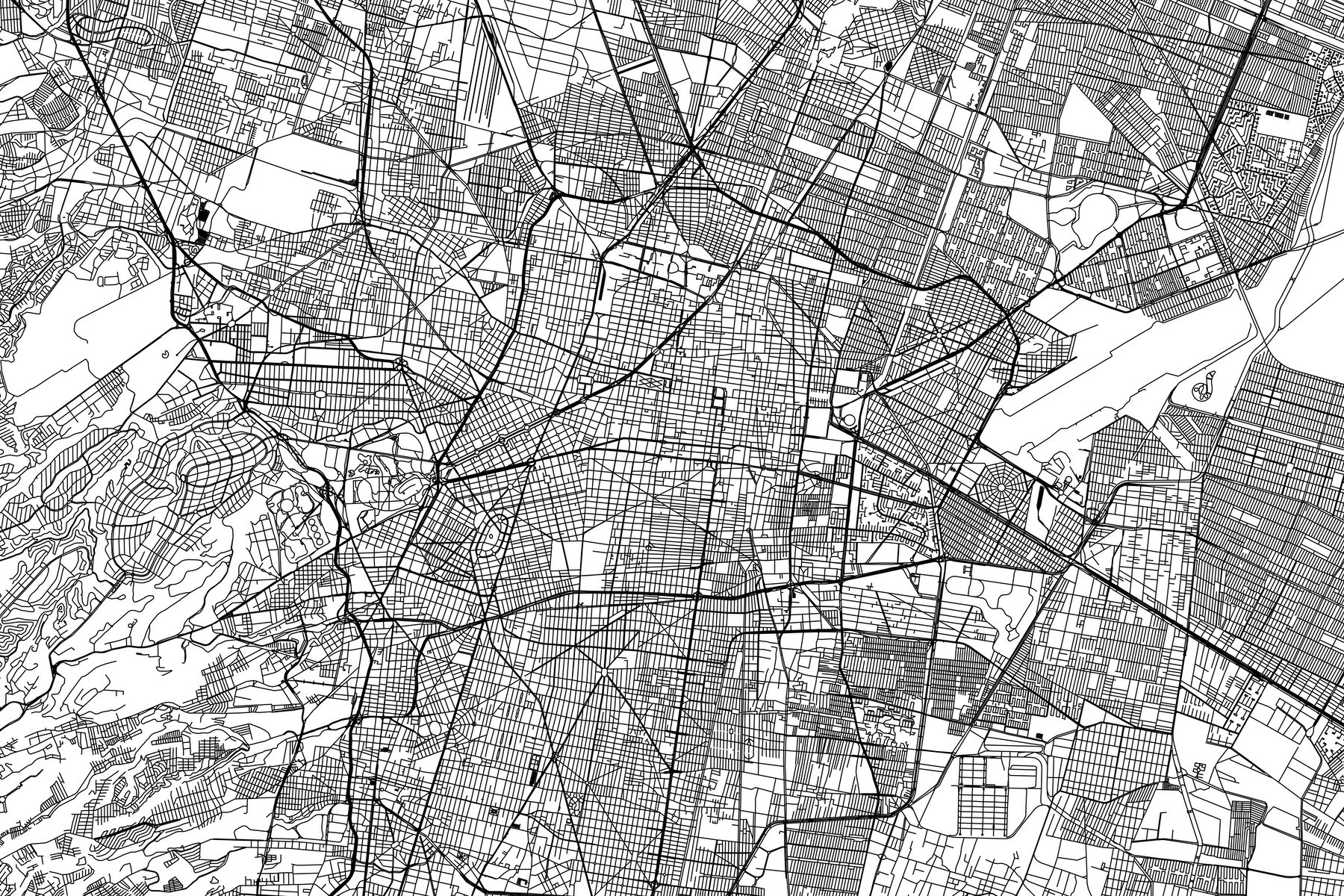 Safe Areas Of Mexico City Map