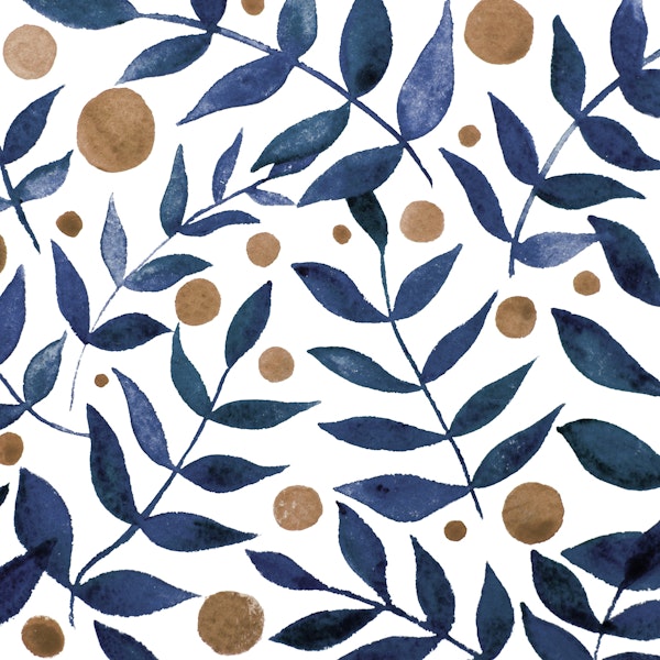 Indigo branches and berries