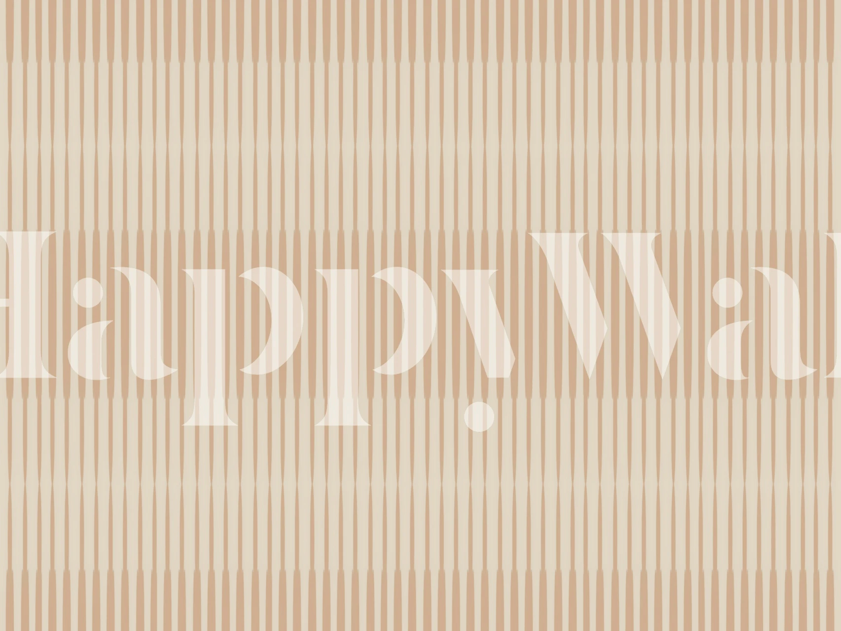 Beige and white Minimal Japandi style wall mural with subtle texture for a tranquil ambiance