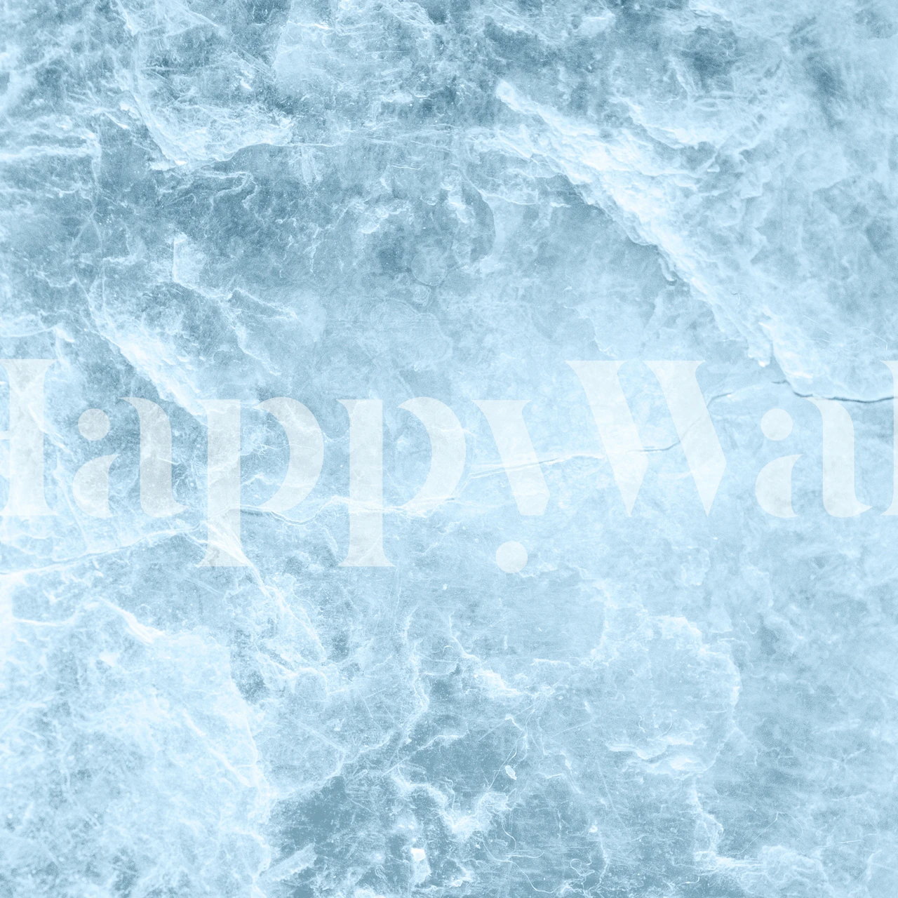 Enigmatic Light Blue Marble 1 in een kamer