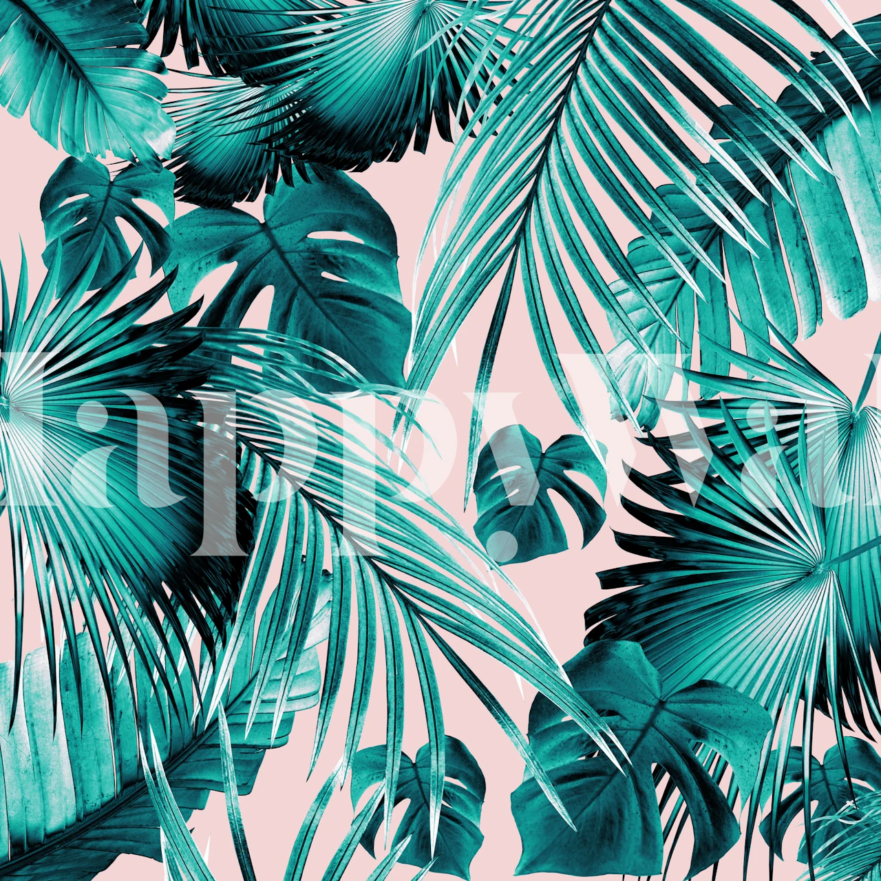 Tropical Jungle Dream 4 tapet i et rum