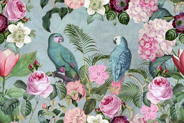 Pastel Jungle Rendezvous