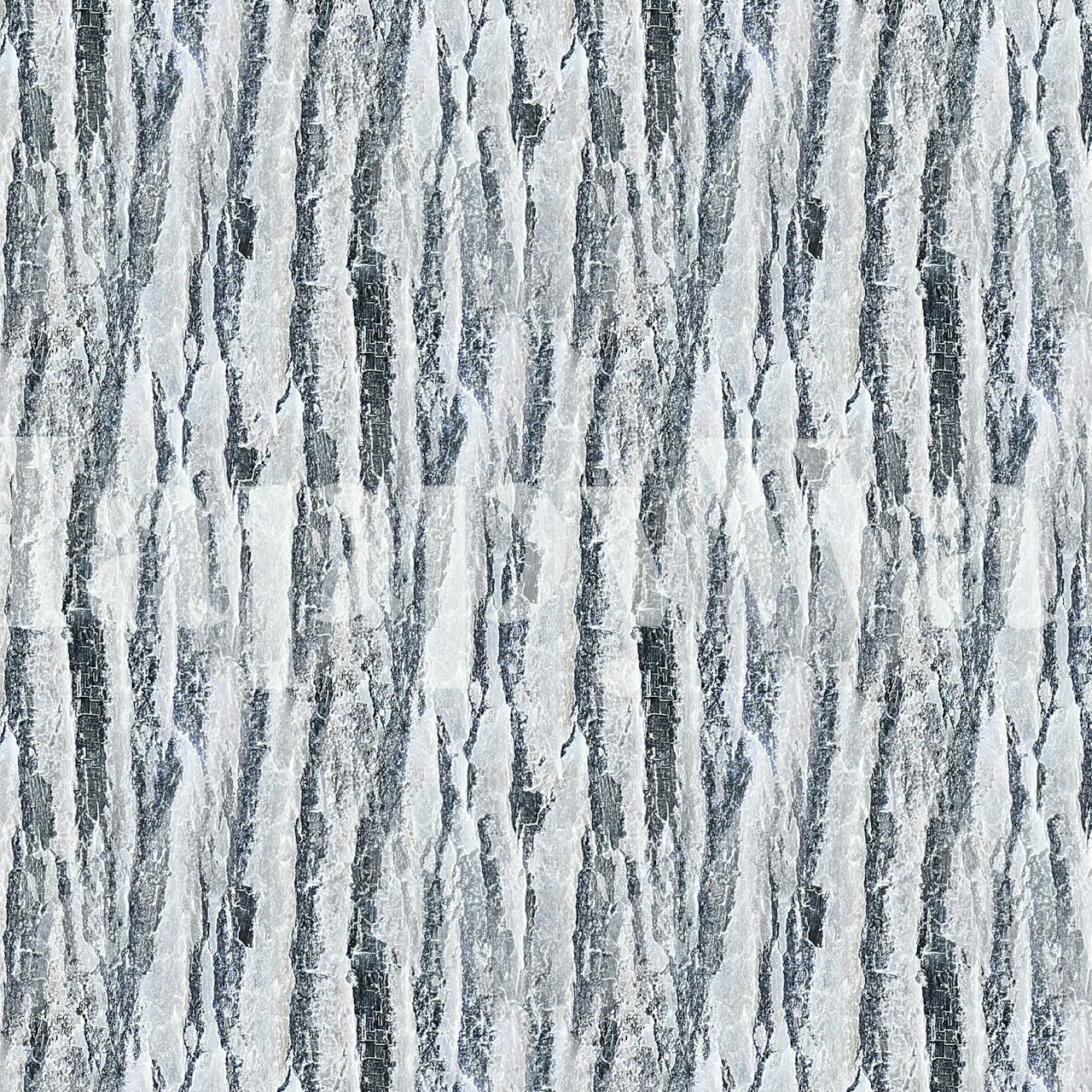 Gray tree bark texture wallpaper in vertical lines