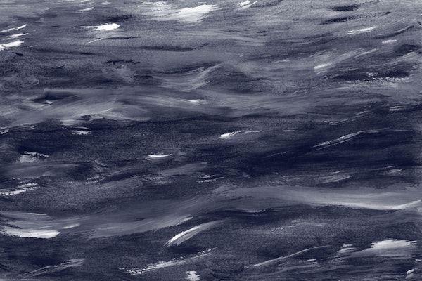 Navy Blue Watercolor Dream 1