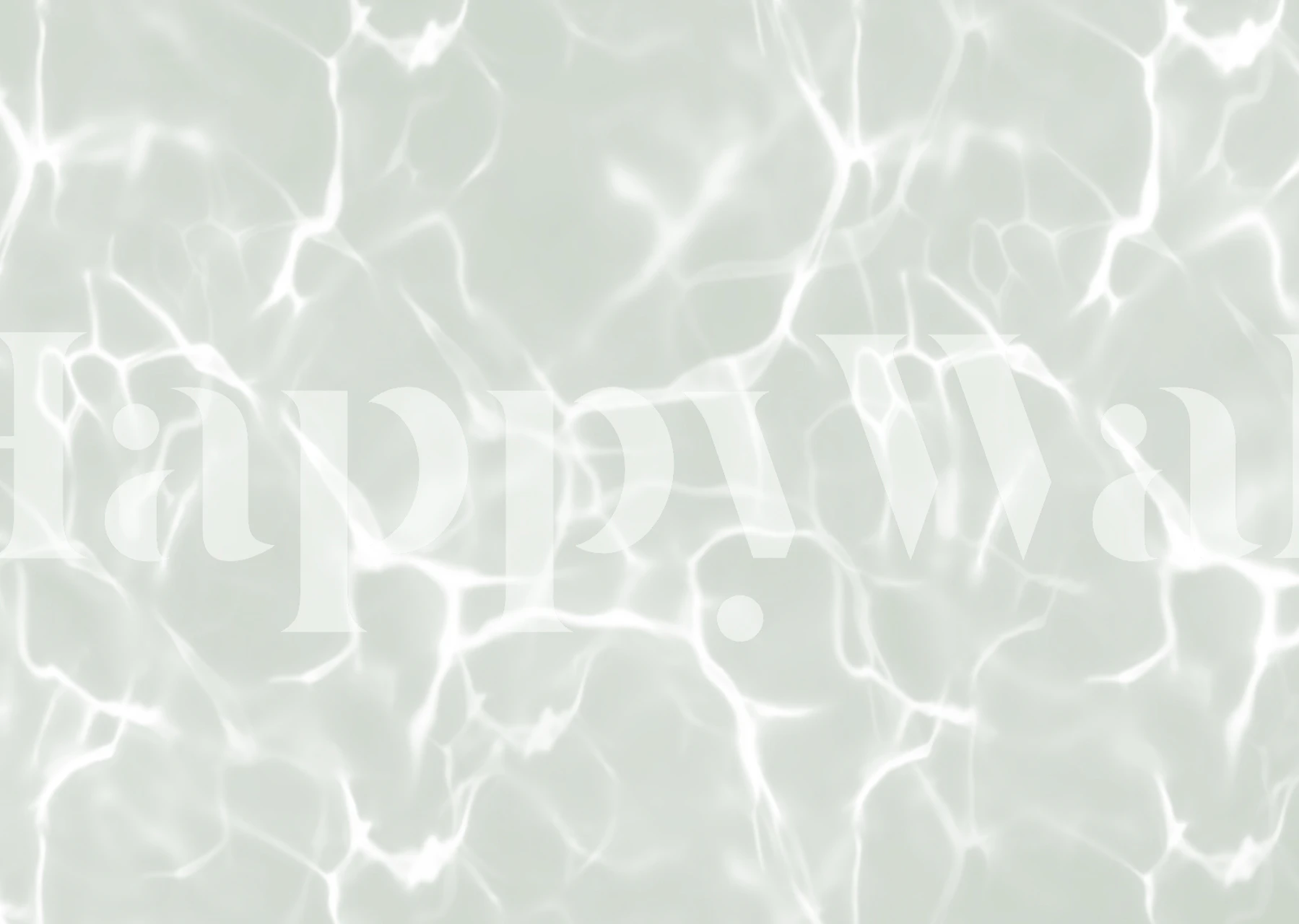 Calm water ripple pattern in white tones wallpaper