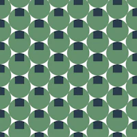 Avocado Green Circle pattern wallpaper