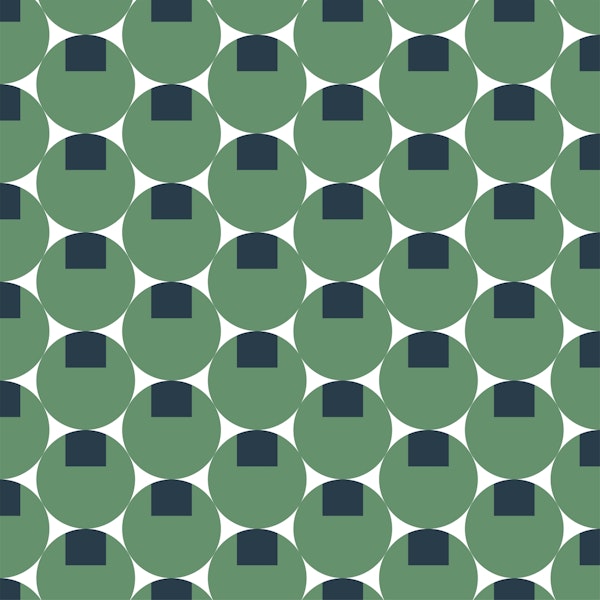 Avocado Green Circle pattern