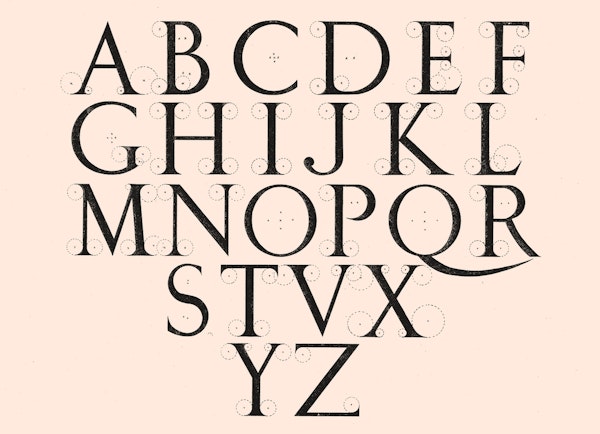 Alphabet - Capitals - Aster