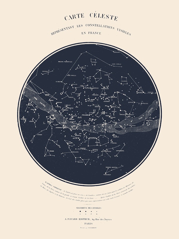 Carte Celeste - Aster