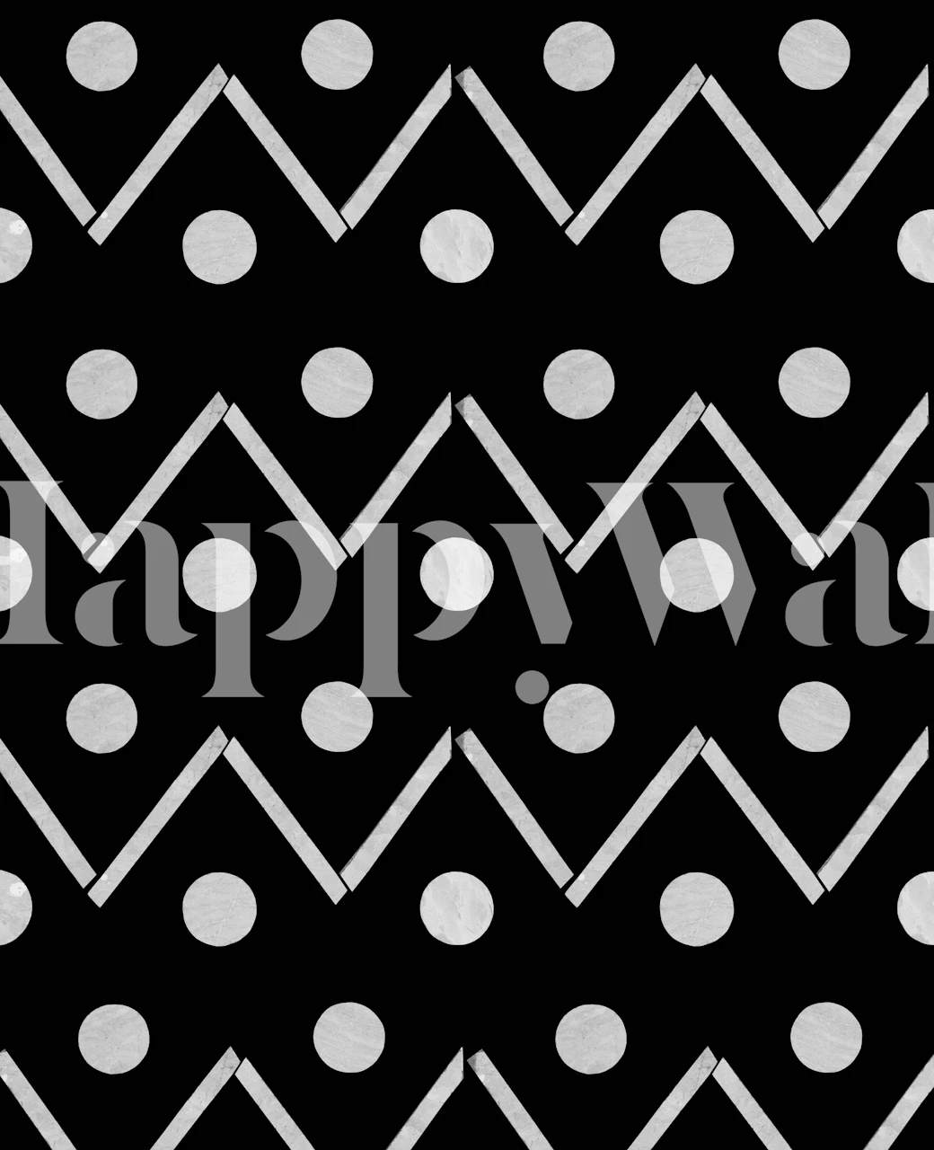 Minimal CutOuts Chevron Dots 2 Tapetdesign