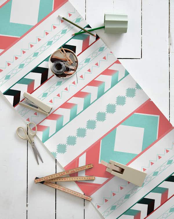 Summer Tribal Arrow Boho 1 wallpaper roll