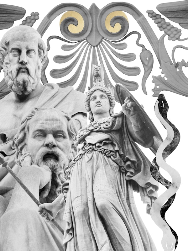 Socrates Plato Athena Owl 1