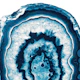 Blue White Agate 1