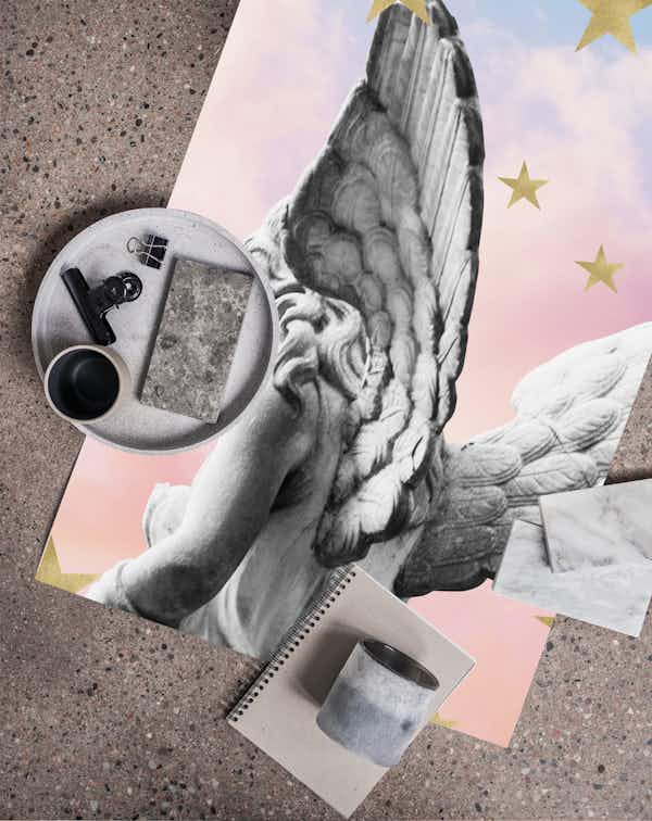 Marble Angel Starry Sky 1 wallpaper roll