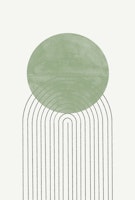 Green Moon papiers peint