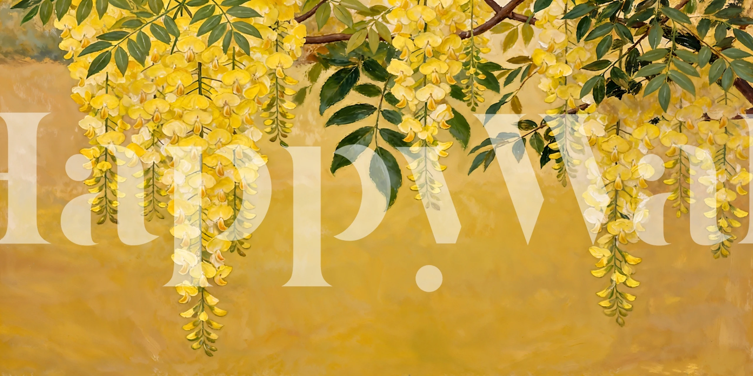 Carta da parati Flowery Flowers in una stanza