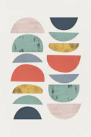 Retro Fun in Happy Colours 2 wallpaper
