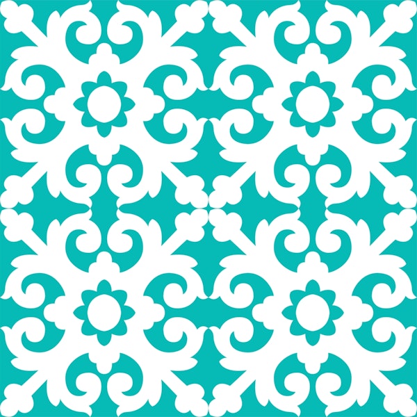 Moroccan Ornament Turquoise