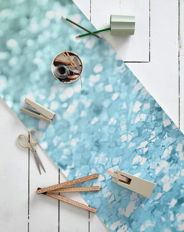 Seafoam Aqua Ocean MERMAID 1 wallpaper roll