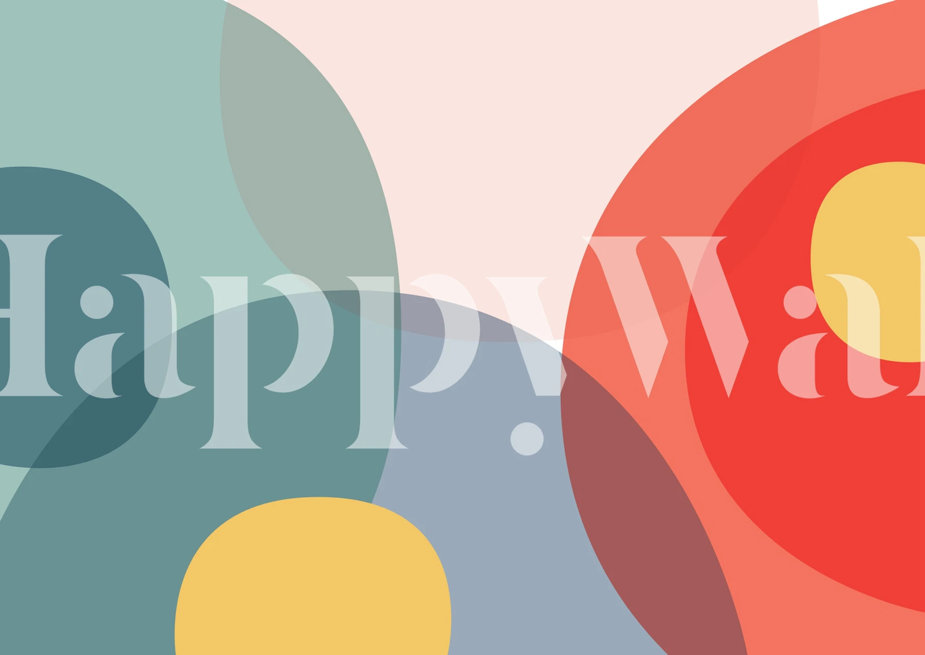 Vibrant retro tapetdesign i et rum