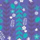 Very Peri Purple Blue Floral