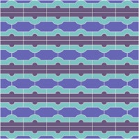 Very Peri Purple Blue Retro carta da parati