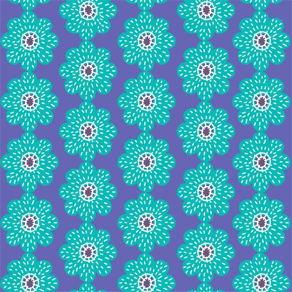 Aqua Green Violet Very Peri