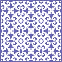 Alhambra Tiles Very Peri White tapete