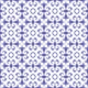Turkish Very Peri White Mosaic