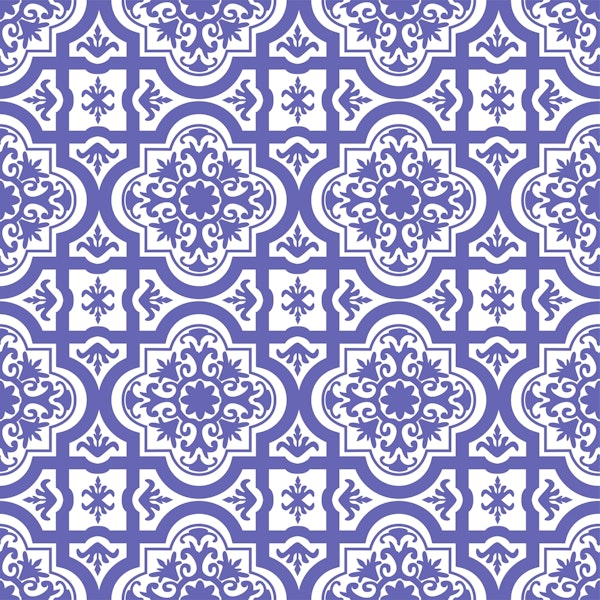 Spanish Tiles Very Peri Orient