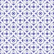 Floral Grid Very Peri White
