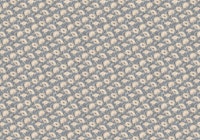 Poppies in cream slate beige wallpaper