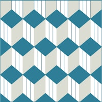 Jade Sage Cube Pattern Grid 50 tapete