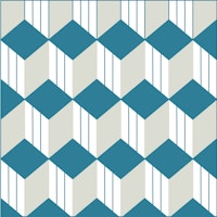 Jade Sage Cube Pattern Grid 50 ταπετσαρία