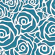 Minimal Dark Jade Rose Pattern