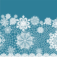 White Lace Show Flake Jade tapete