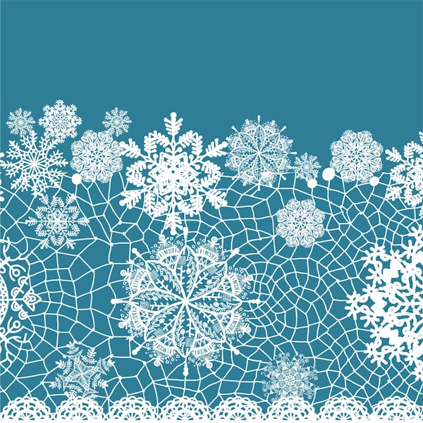 White Lace Show Flake Jade