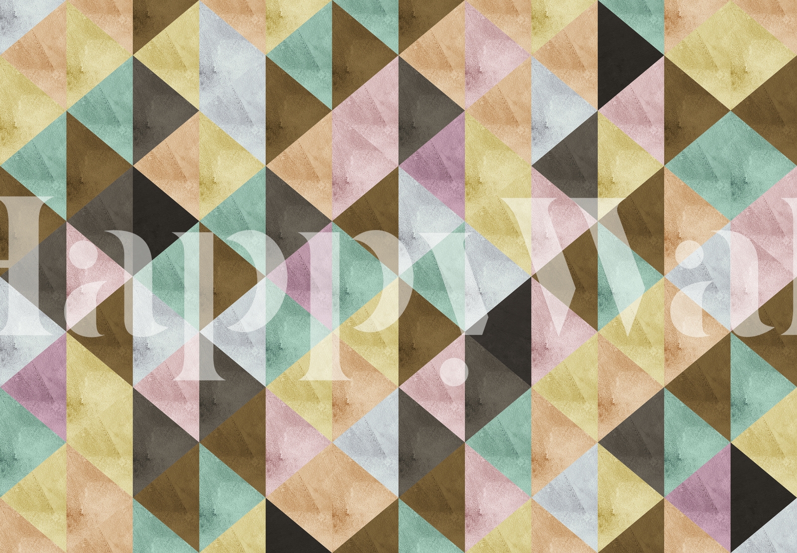 Geometric Triangle Wall Art Wallpaper Happywall